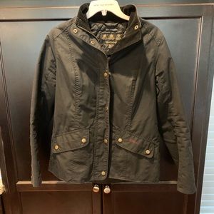 Barbour Ferndown black jacket size 8